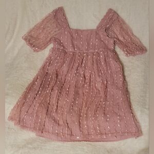 Girls Size 7 Dusty Rose Dress